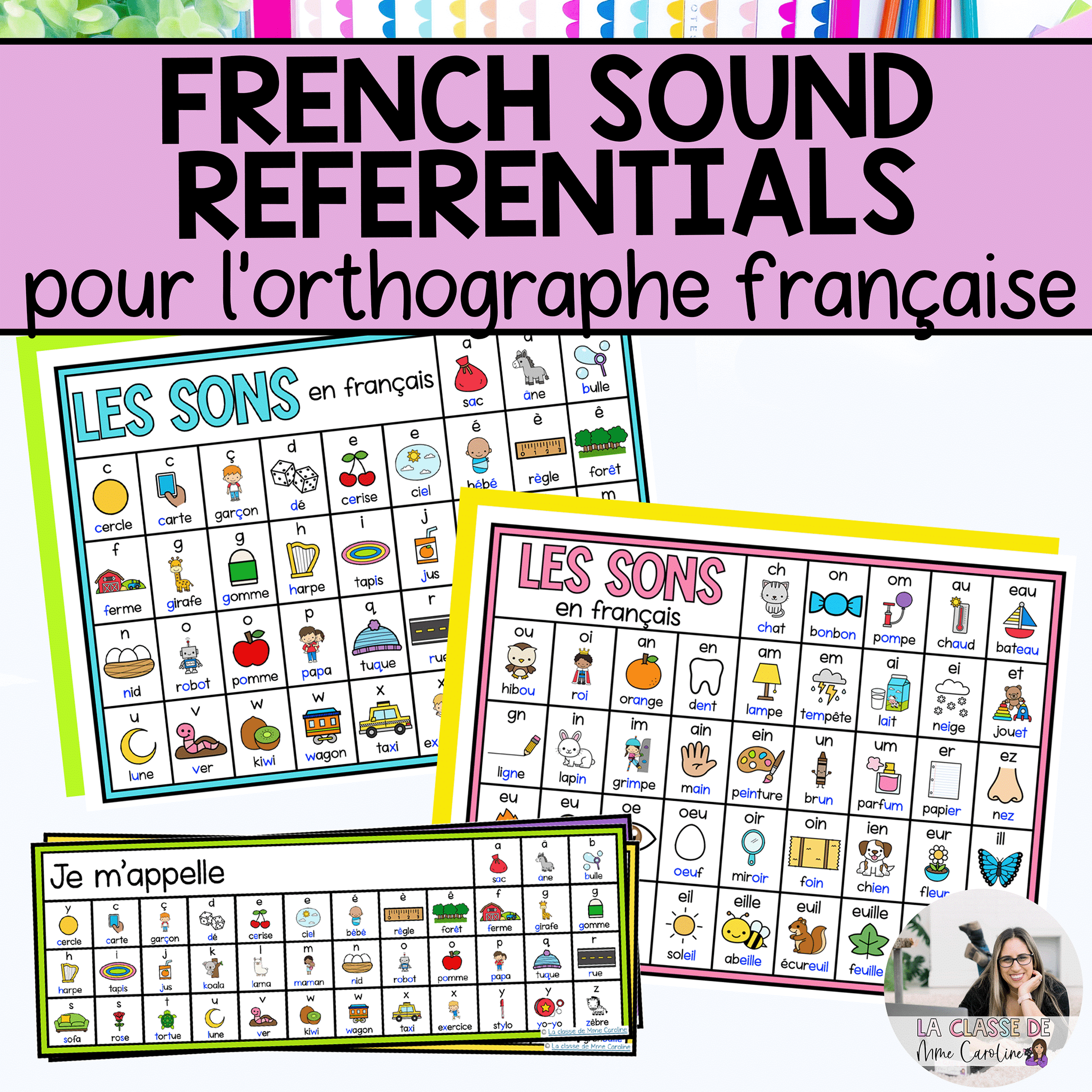 Writing reference sheets for French spelling
