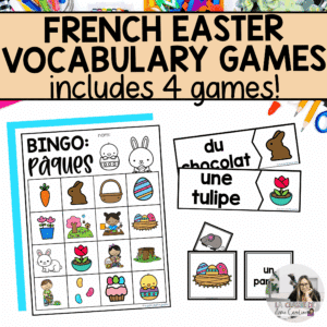 Four Easter vocabulary games for French learners