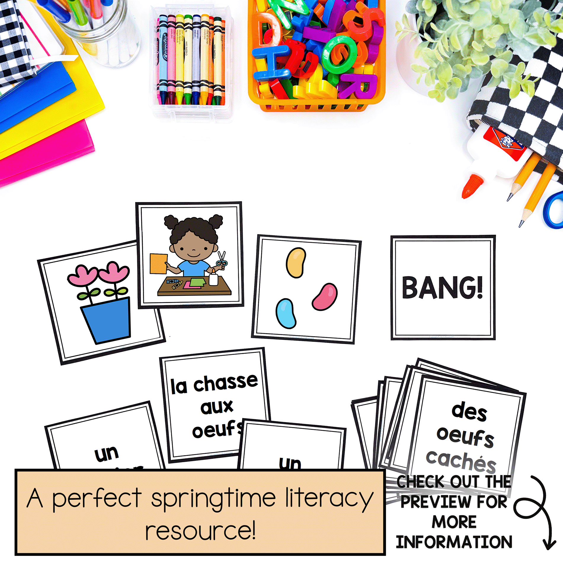 French Easter Vocabulary Games & Activities | Les jeux de vocabulaire de Pâques - Image 4
