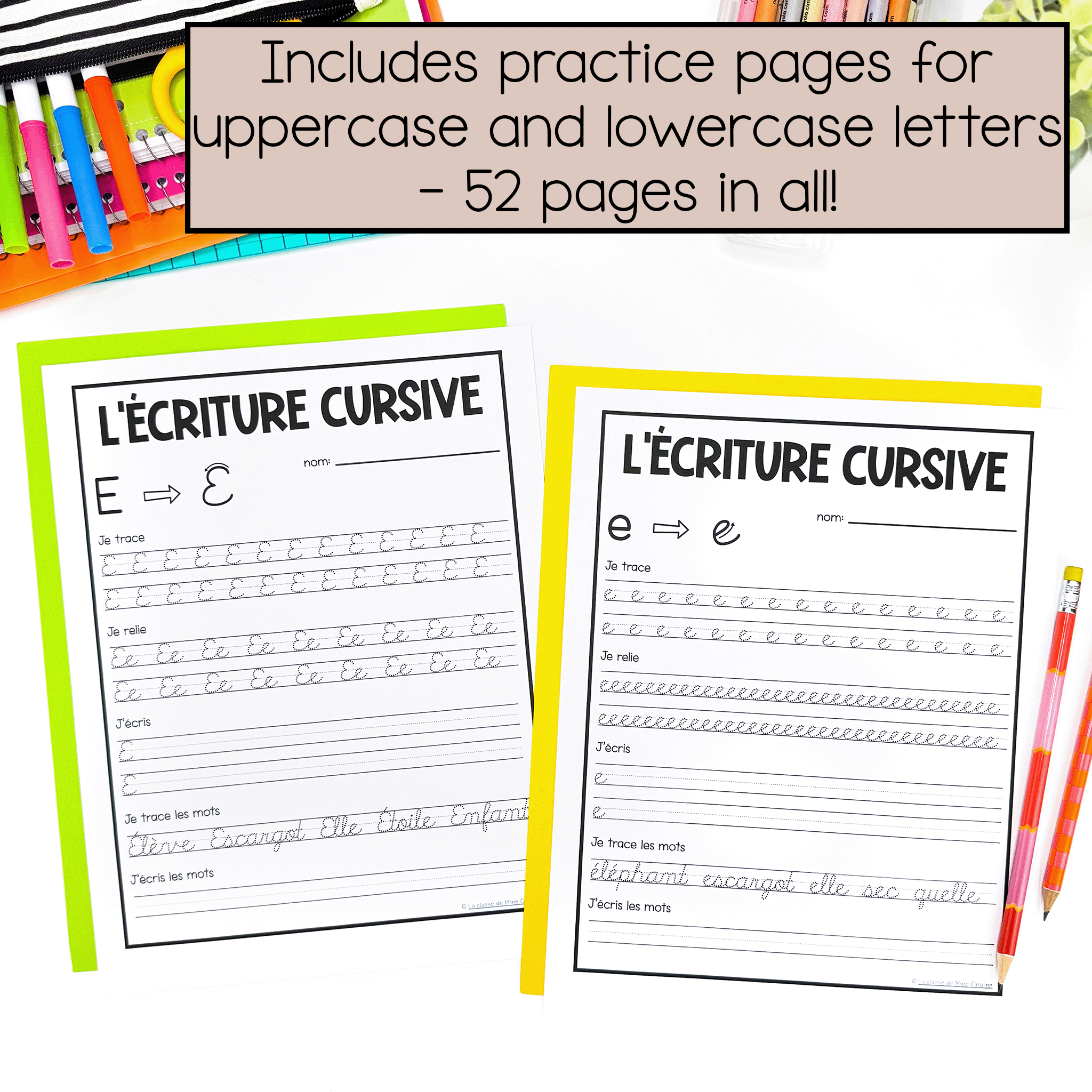 worksheets for uppercase and lowercase cursive letters